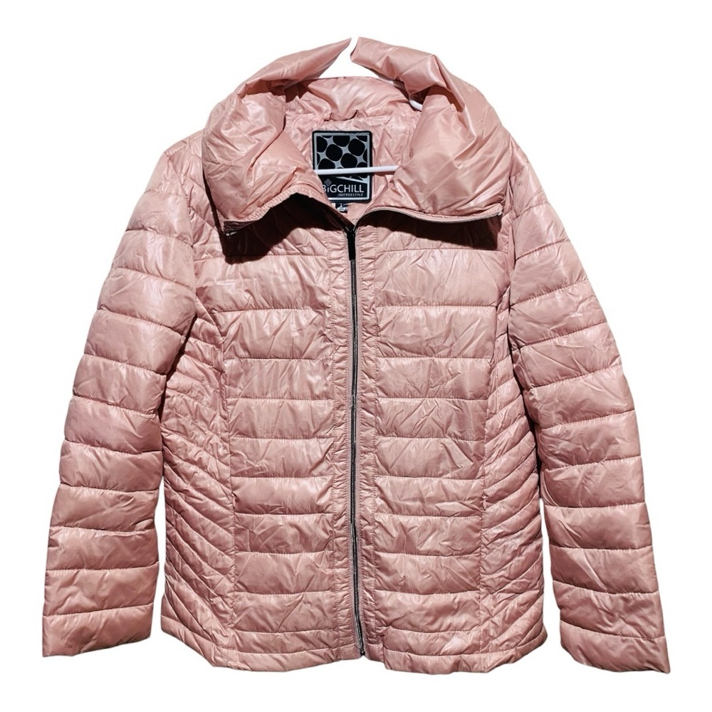 Big Chill Women's Light Pink Puffer Jacket Size Large